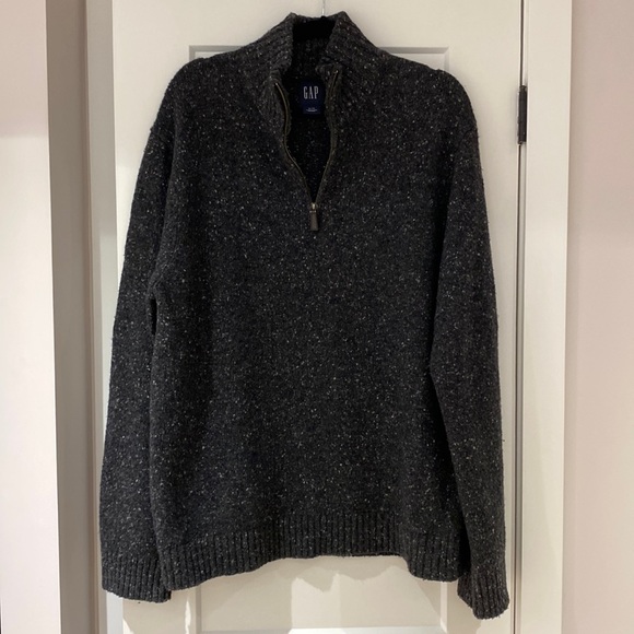 GAP 1/4 Zip Wool-Blend Sweater - Picture 1 of 9